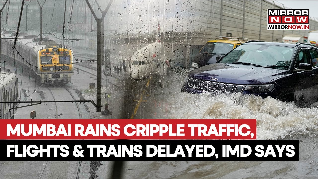 Mumbai Rains: Waterlogging Cripples City, Trains & Flights Delayed, Schools Shut, Red Alert Issued