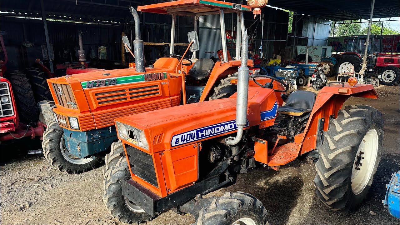 Kubota M7970DT Đẹp và Hinomoto E404 cập bến Nông Cơ Bảy Ghì. Bàn giao YM2700 về Tây Ninh  0918152958