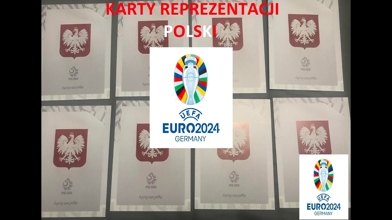 Poland EURO 2024 Germany - oficjalne karty reprezentacji Polski.