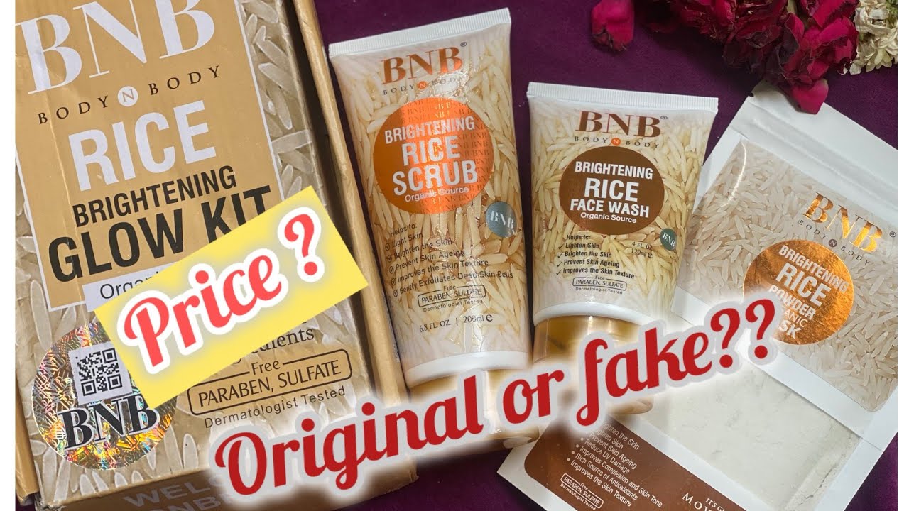 BNB rice glow kit || How to buy original bnb rice kit || how to use bnb rice glow kit and price