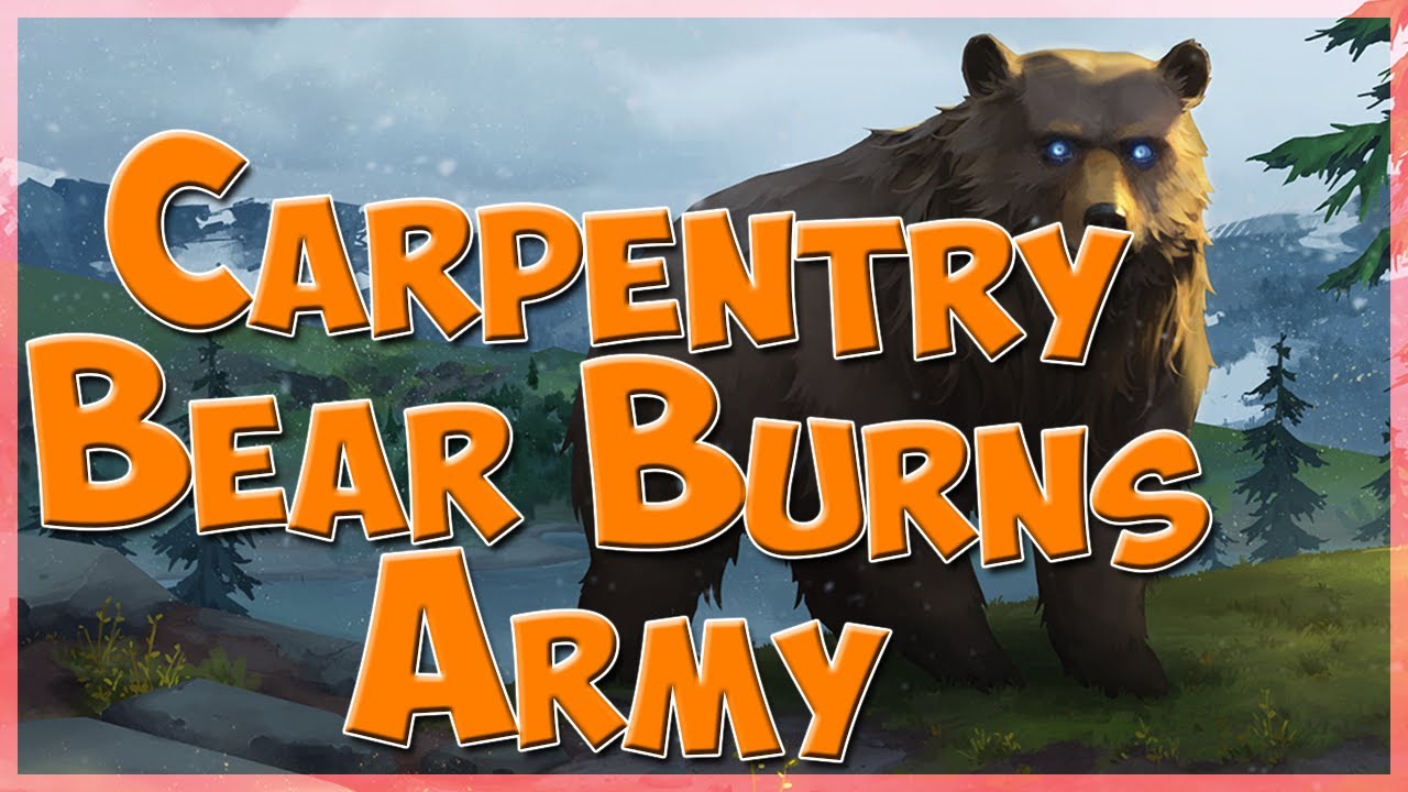 Carpentry Bear Burns Army | Bear clan in 3v3 | Northgard