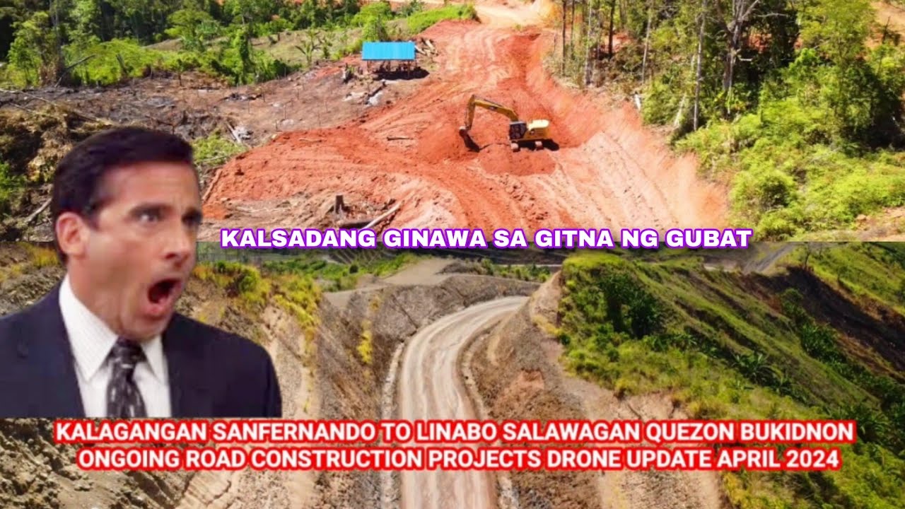 Kalagangan Sanfernando to Linabo Salawagan Quezon Bukidnon,  Road Update April 2024