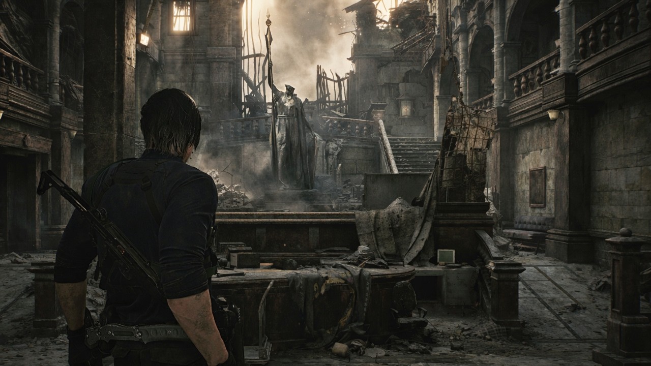 RESIDENT EVIL REQUIEM | LEON VUELVE A LA COMISARIA PARTE #7 GAMEPLAY EN ESPAÑOL LATINO
