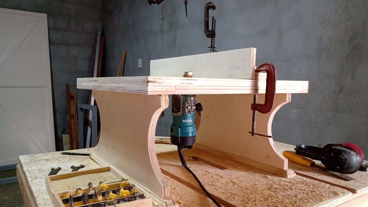Como Fazer Mesa para tupia invertida
