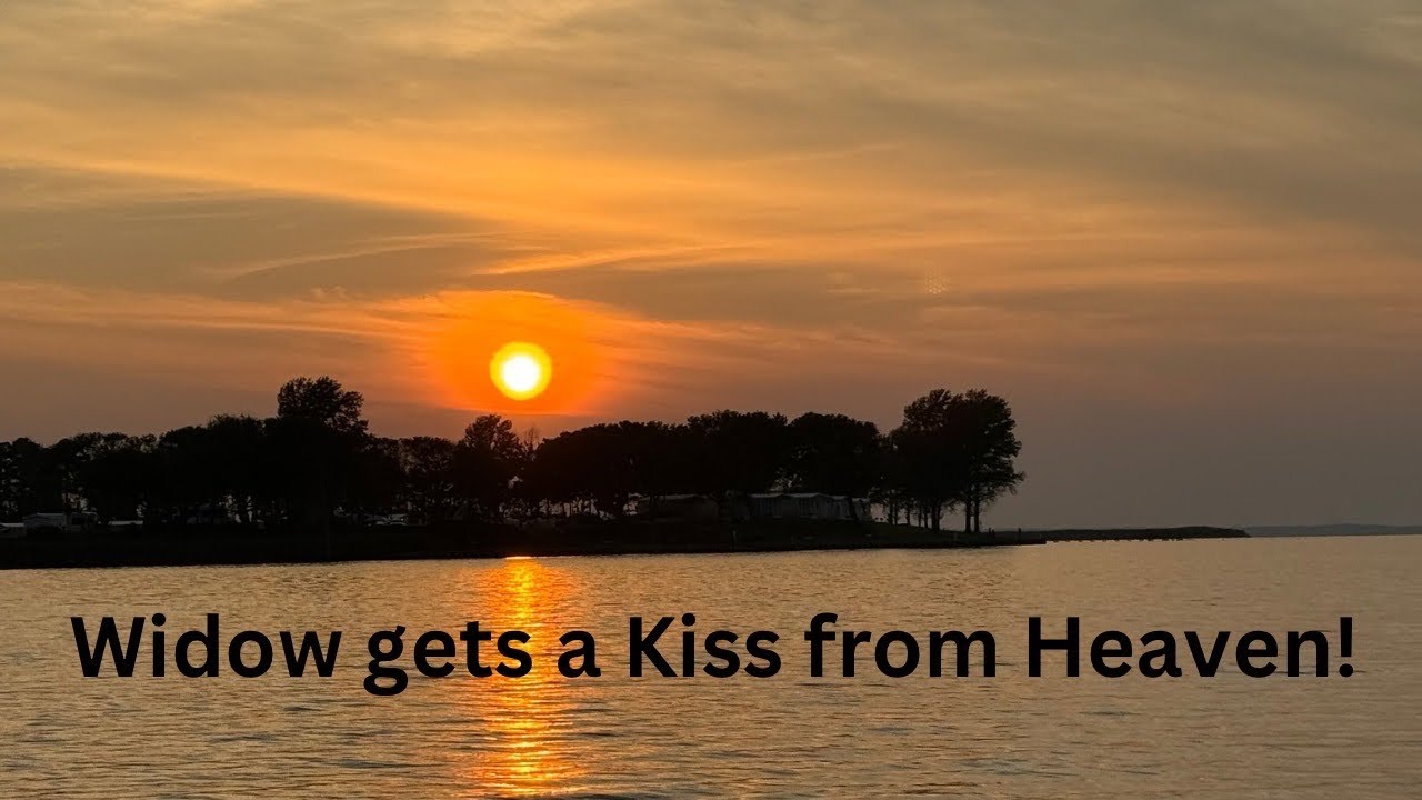 Widow gets a Kiss from Heaven!