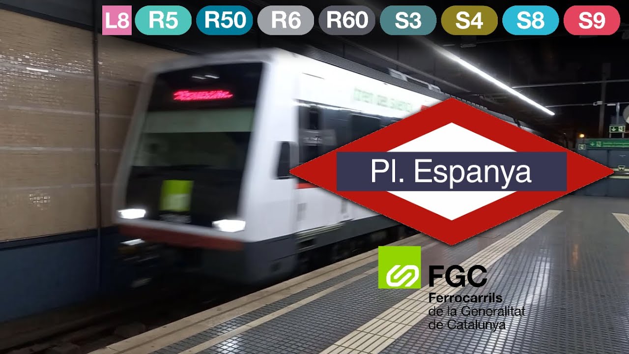 FGC Llobregat - Anoia: Barcelona-Pl. Espanya | UT 213