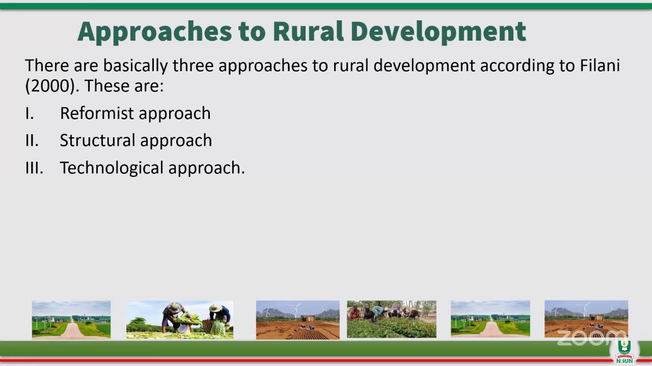 Approaches to Rural Development