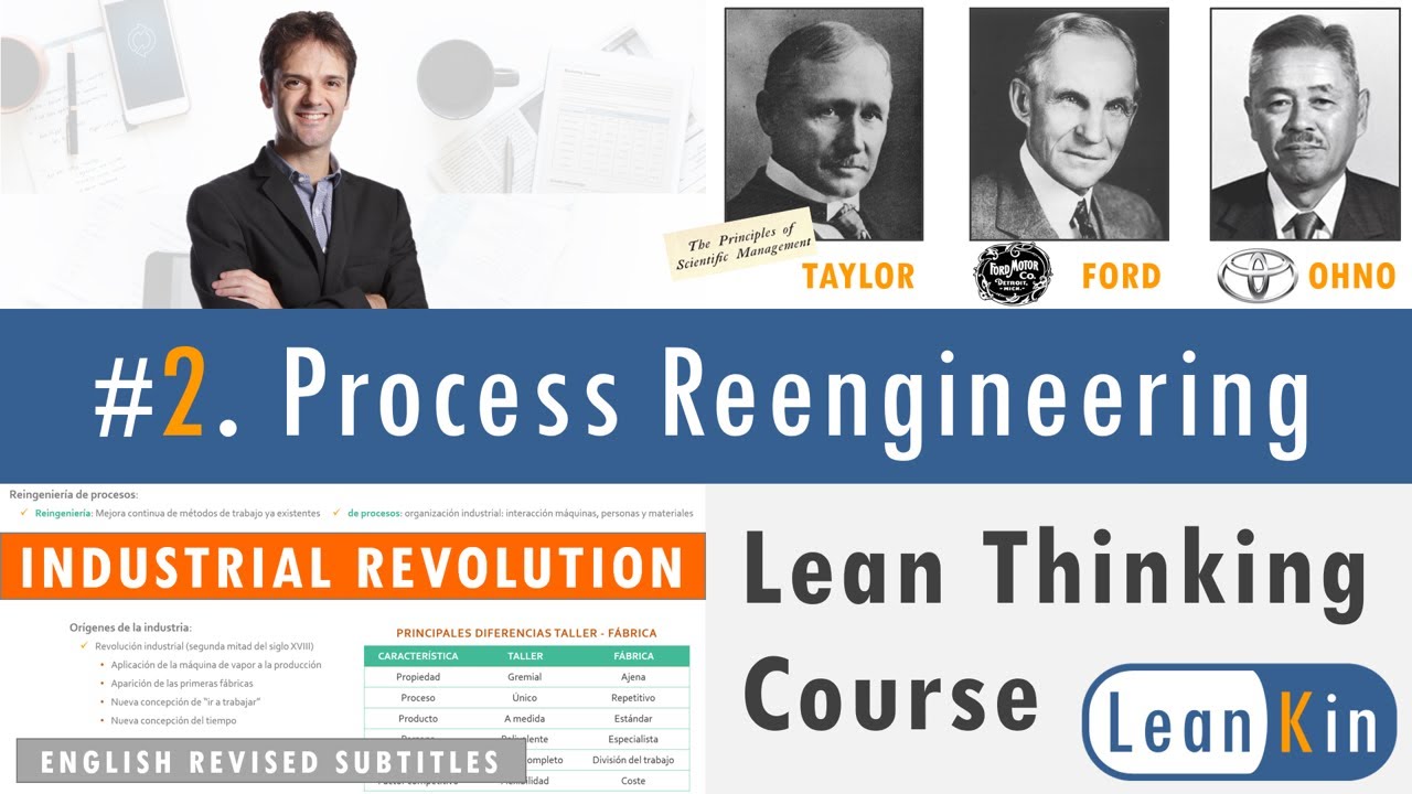 2. Process reengineering. Background of Lean | Lean Thinking course (english revised subtitles)