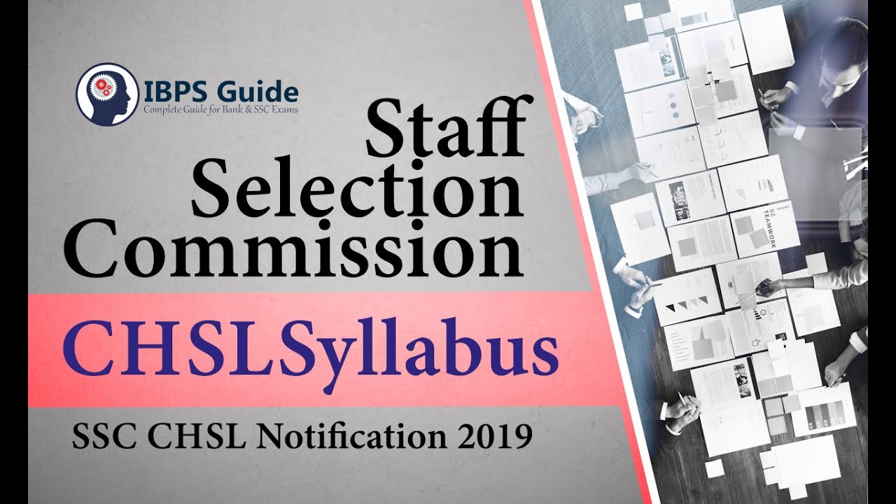 SSC CHSL Syllabus 2019 in Hindi |SSC CHSL Syllabus 2019 | एसएससी की तैयारी |IG - IBPSGuide