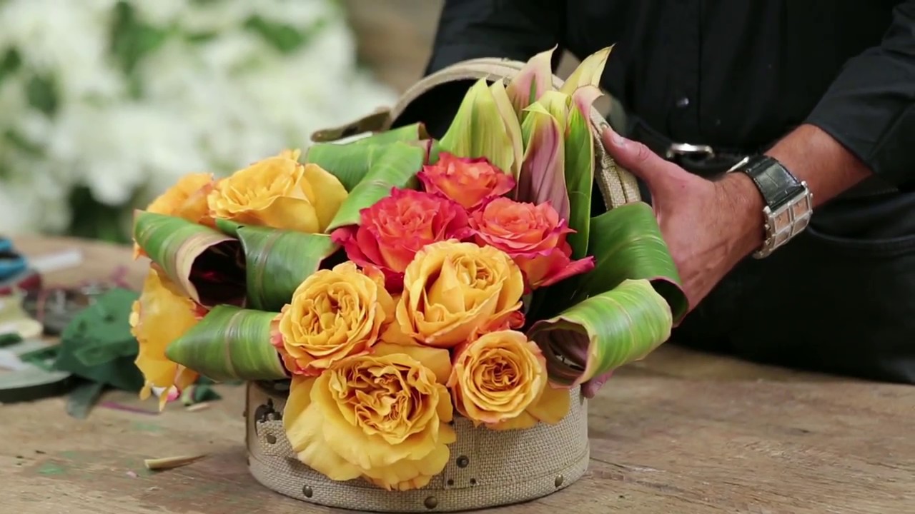 DIY Rustic Love Floral Arrangement