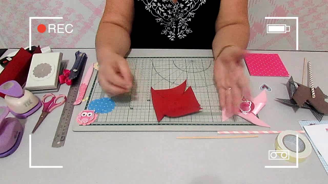 V&iacute;deo Aula de Scrap Festas - Catavento