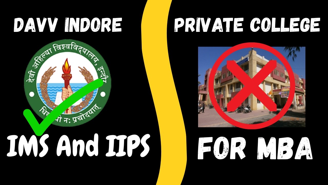 IMS IIPS Davv VS Private colleges Detailed Comparison | Davv indore