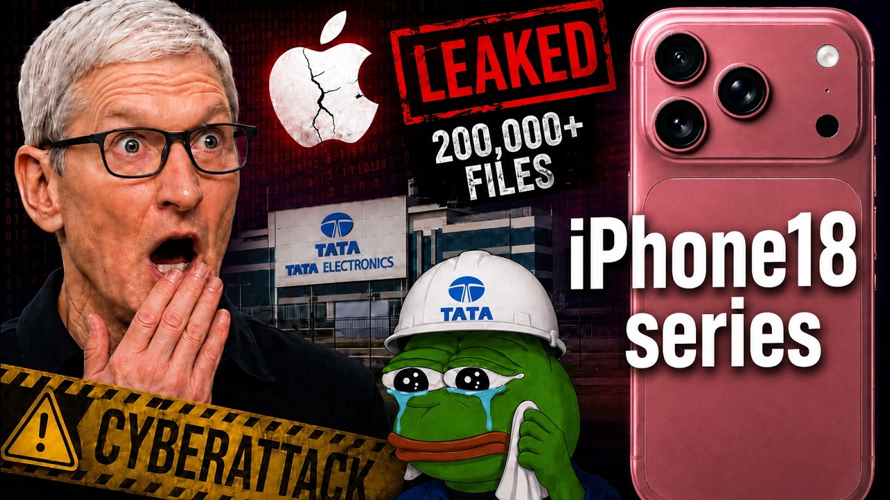Apple's Biggest iPhone 18 Leak Yet: Inside the Tata Electronics Cyberattack