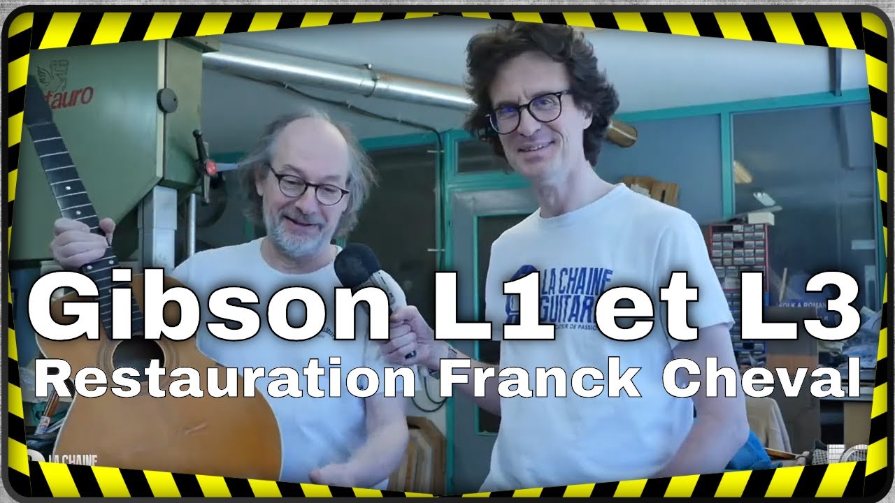 Restauration Gibson L1 et L3 - Chronique Lutherie Franck Cheval