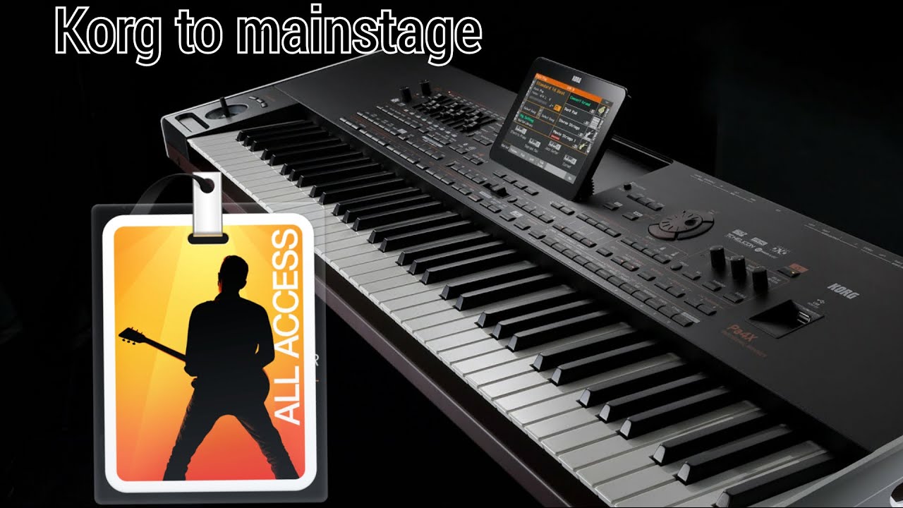 Korg Pa4x To Mainstage Concert assign in keyboard