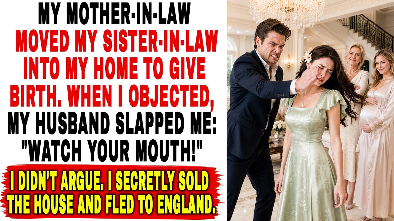 My MIL Moved My Sister-In-Law Into My Home. 💥My Husband Slapped Me. I Sold It, Relocated To England.
