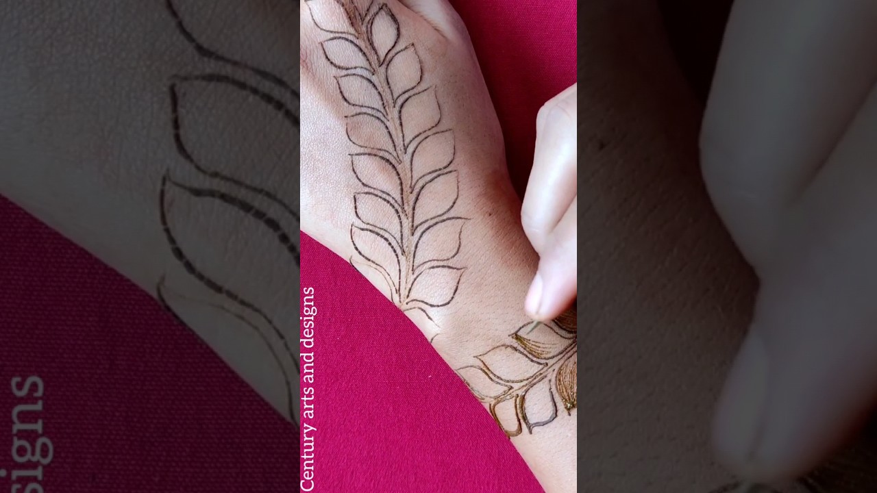 Very beautiful mehndi design | easy mehndi design | mehndi design #mehndi  #shorts