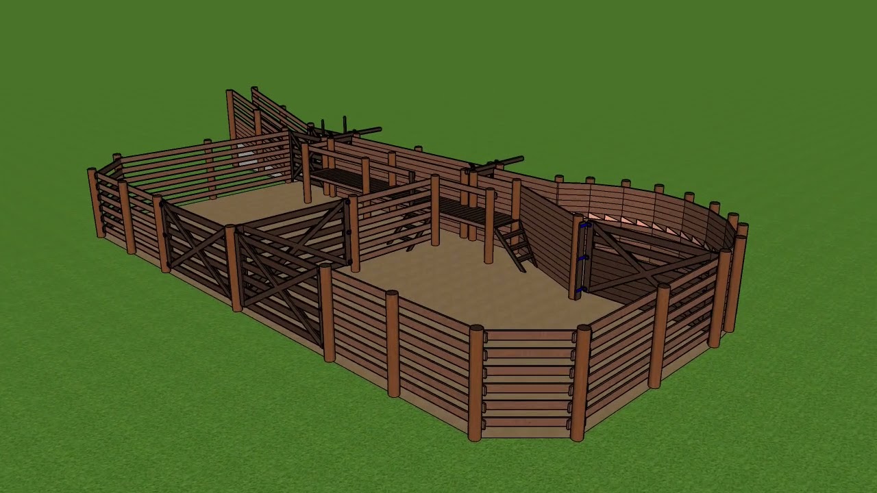Projeto de curral pequeno