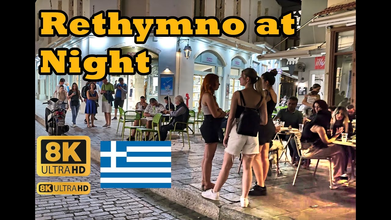 Saturday night vibe in Rethymno