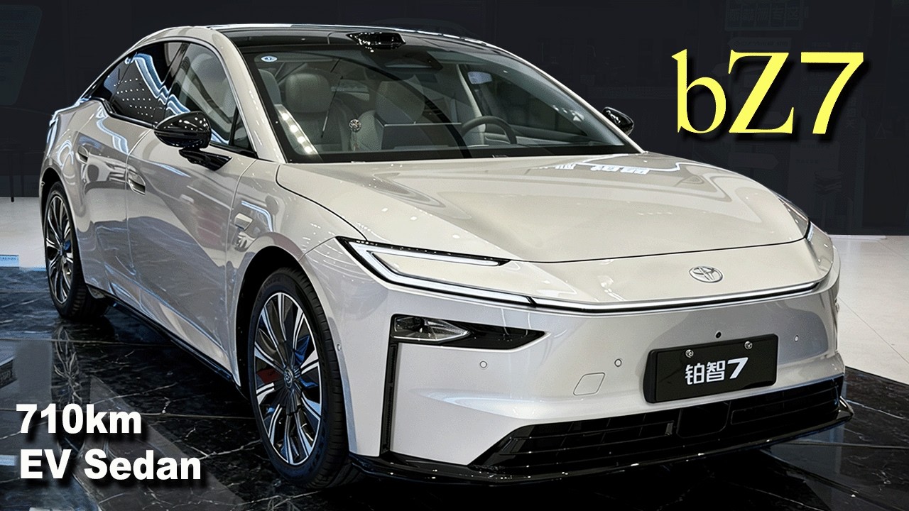 All-New Toyota bZ7 - 710km Range Flagship EV Sedan Full Tour