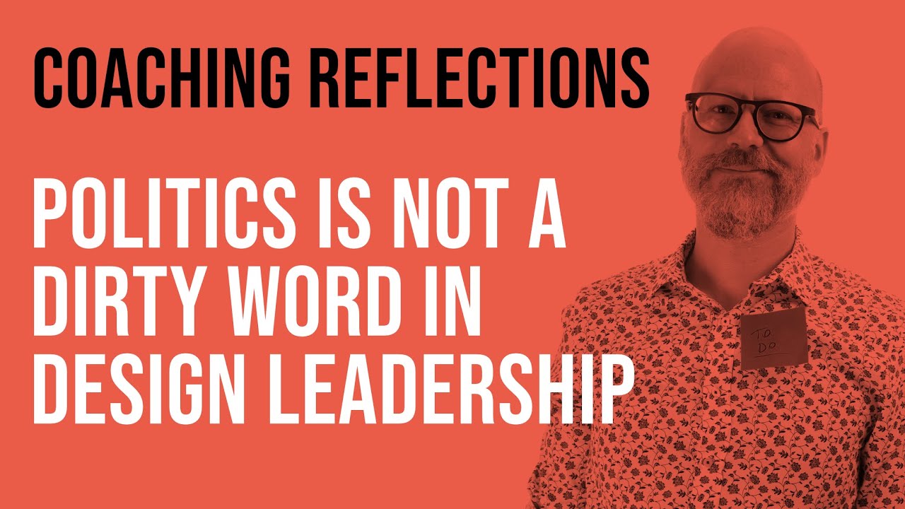 Politics is not a dirty word in leadership