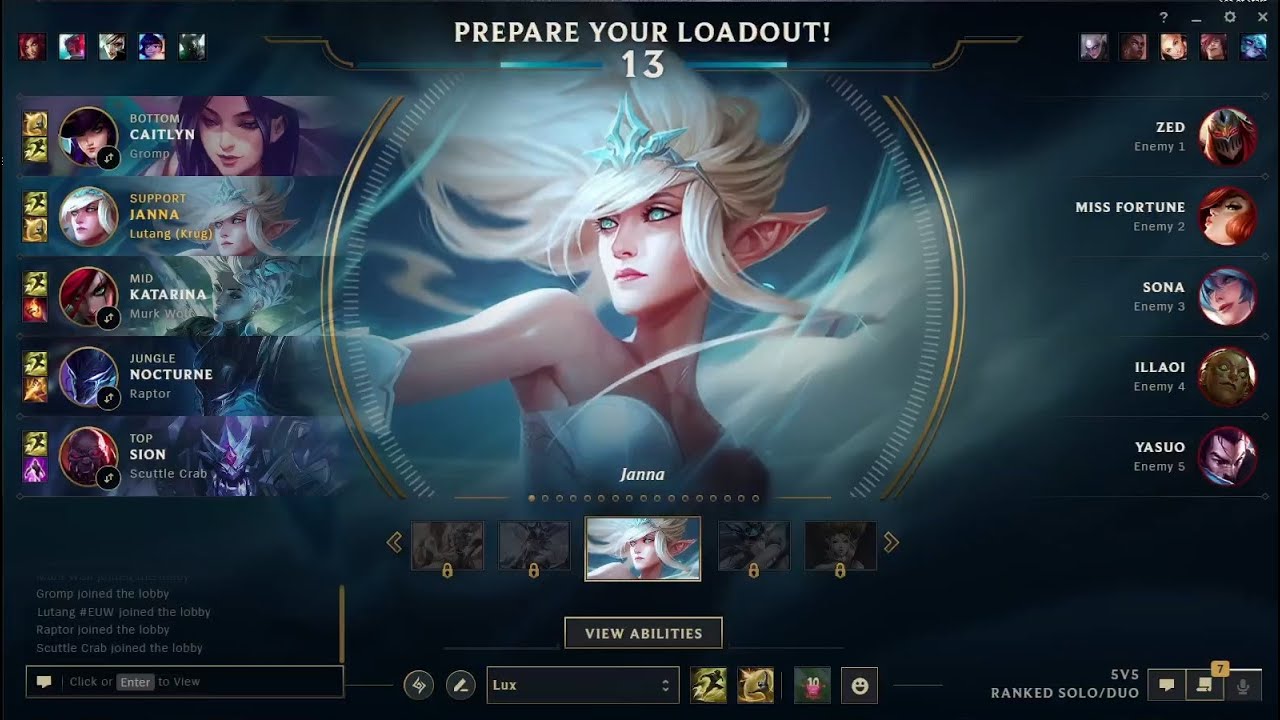 League of Legends: support Janna with adc Caitlyn - Game 22
