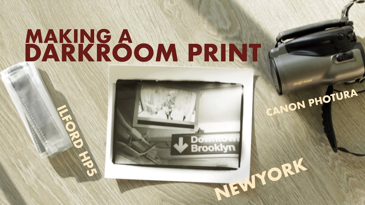 New York City Darkroom Print | Canon Photura and Ilford HP5