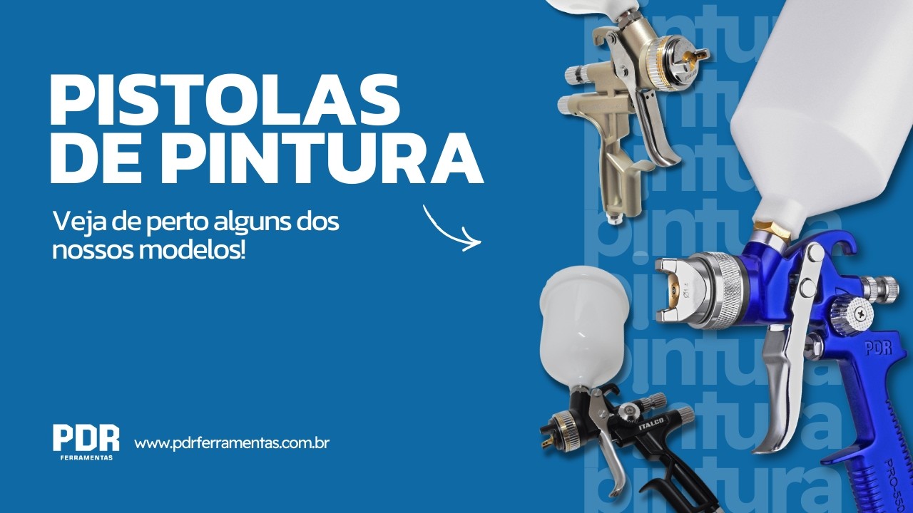 Linha de Pistolas de Pintura PDR