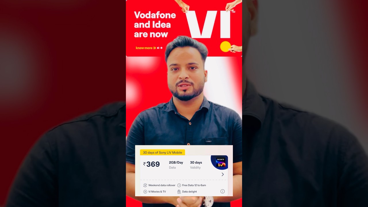 Vi free ott recharge plan | Free hotstar plan | #vi #shrots