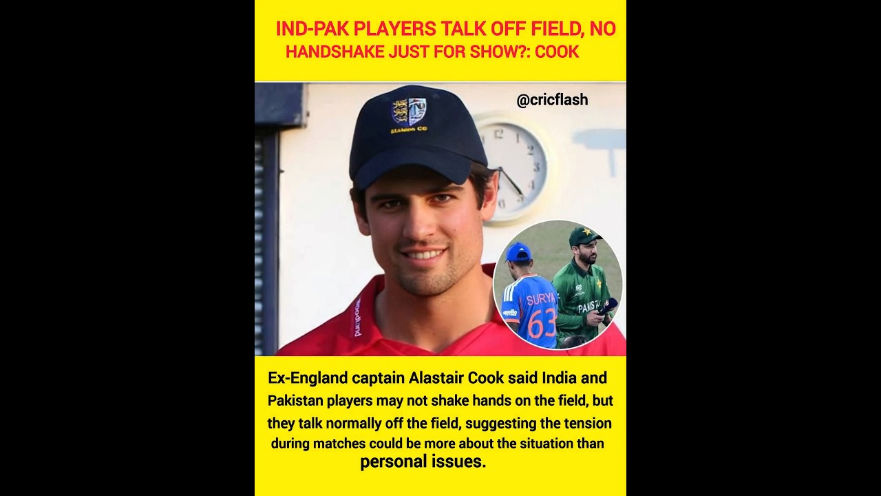 No Handshake Drama? Cook Speaks on India&ndash;Pakistan 😱