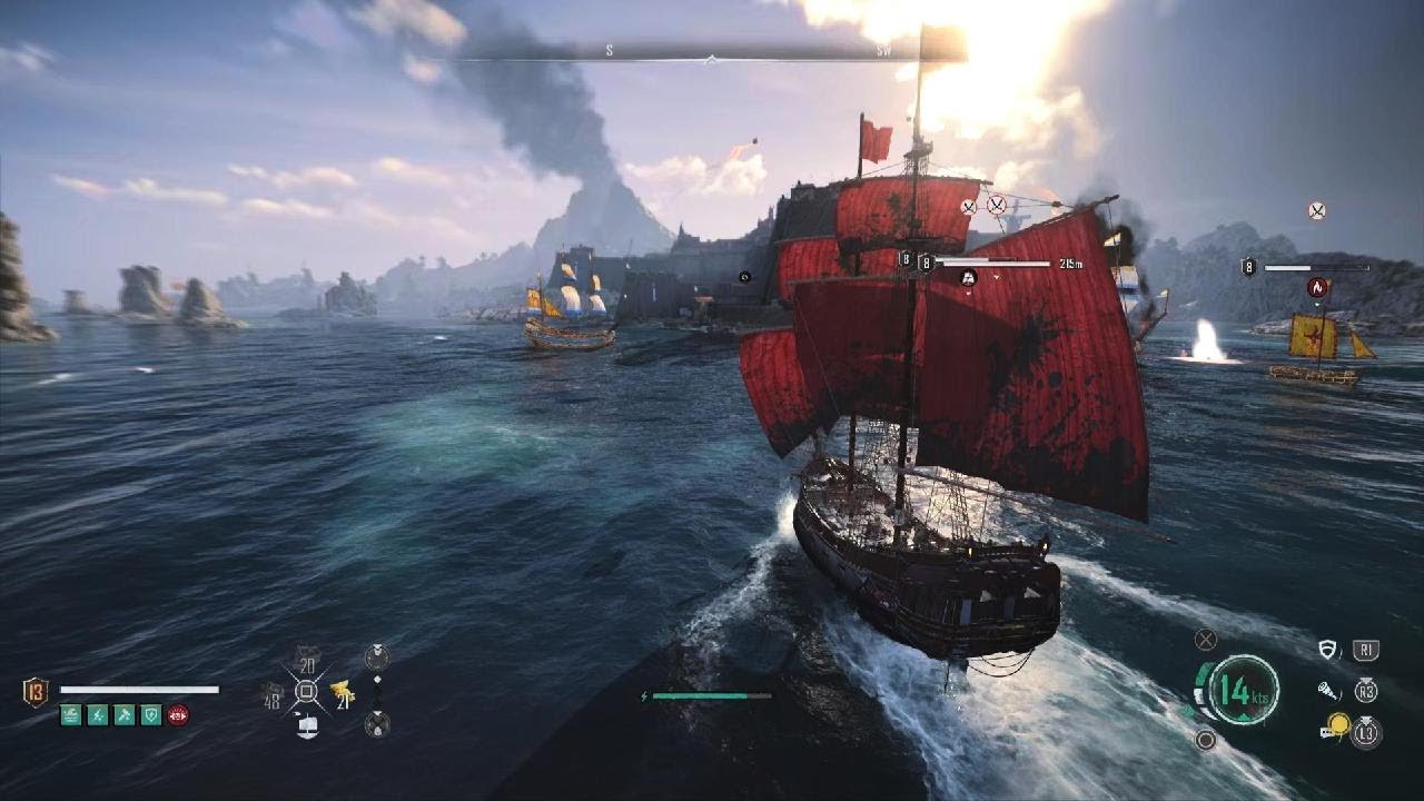 SKULL AND BONES - Solo Megafort Oosten with defenses