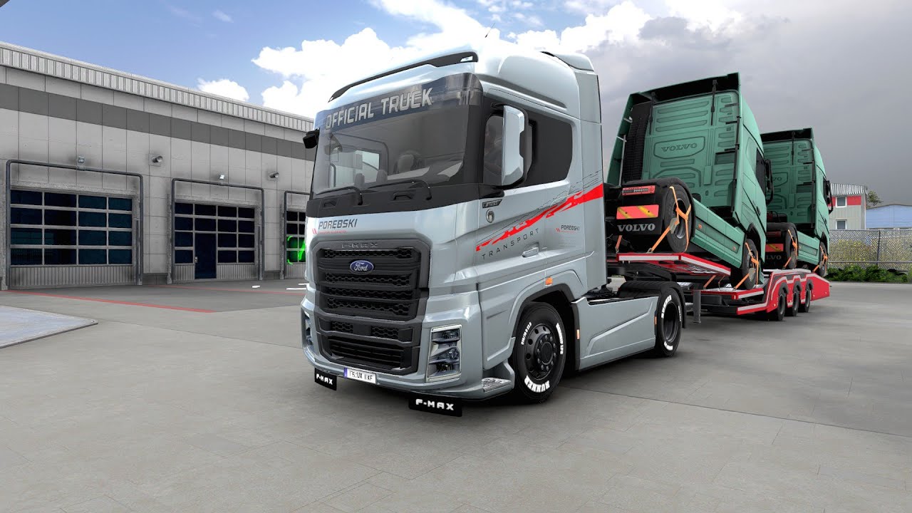 INSANE 4K Graphics! 🚛 Ford F-MAX Hauling Oversized Volvos | ETS2 Ultra Realism Showcase