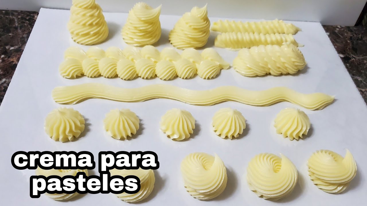como hacer crema para pasteles, crema chantilly, crema de mantequilla