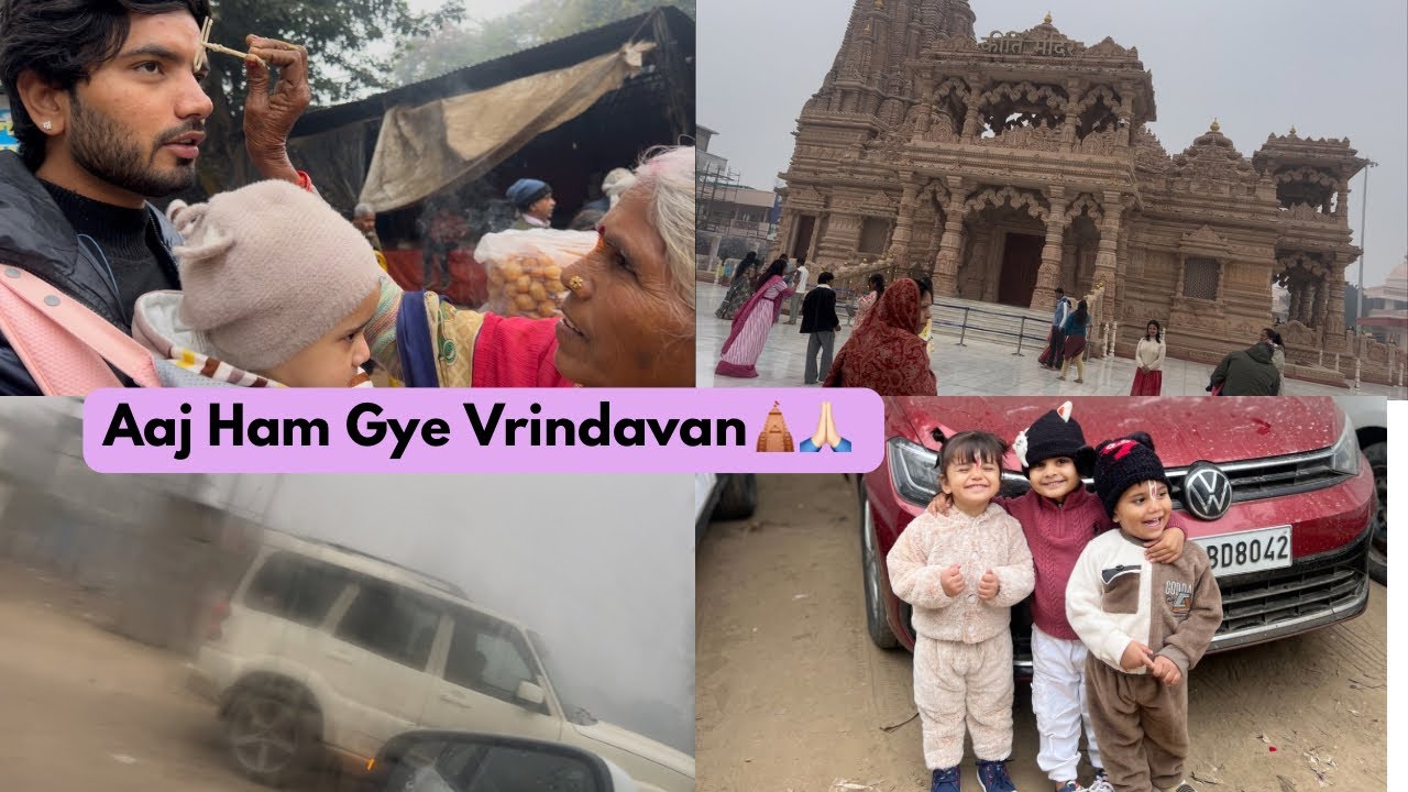 Neer Ke Bhai Bhan 🤗 Sab Gye Vrindavan 🛕🙏🏻