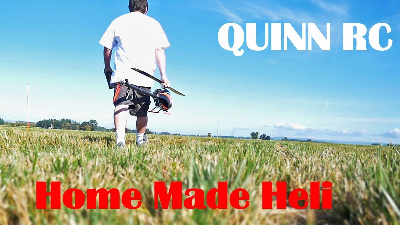 QUINN RC flying the Q700, a home made heli at RCHN 6