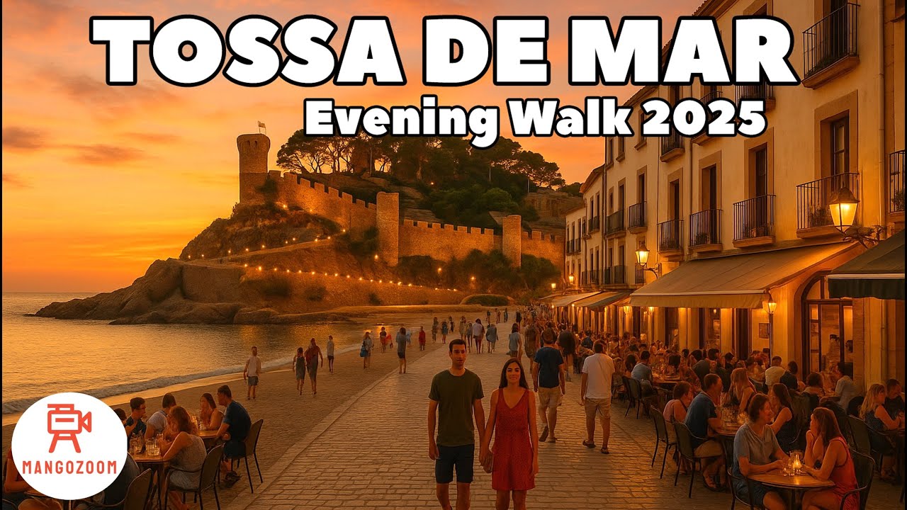 Tossa de Mar, Spain -  Evening Walking Tour 2025 | With Captions