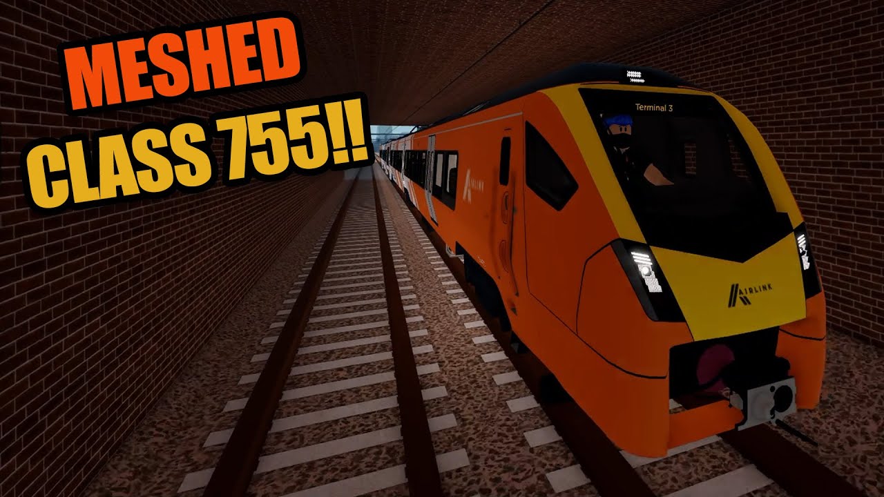 DRIVING THE MESHED CLASS 755!! | Roblox Stepford County Railway
