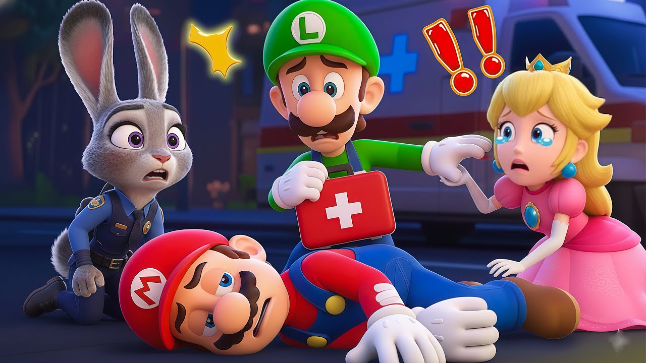 ¡MARIO, POR FAVOR, ACORDA! - Não abandone a PEACH | História Triste | Animação de Super Mario Bros
