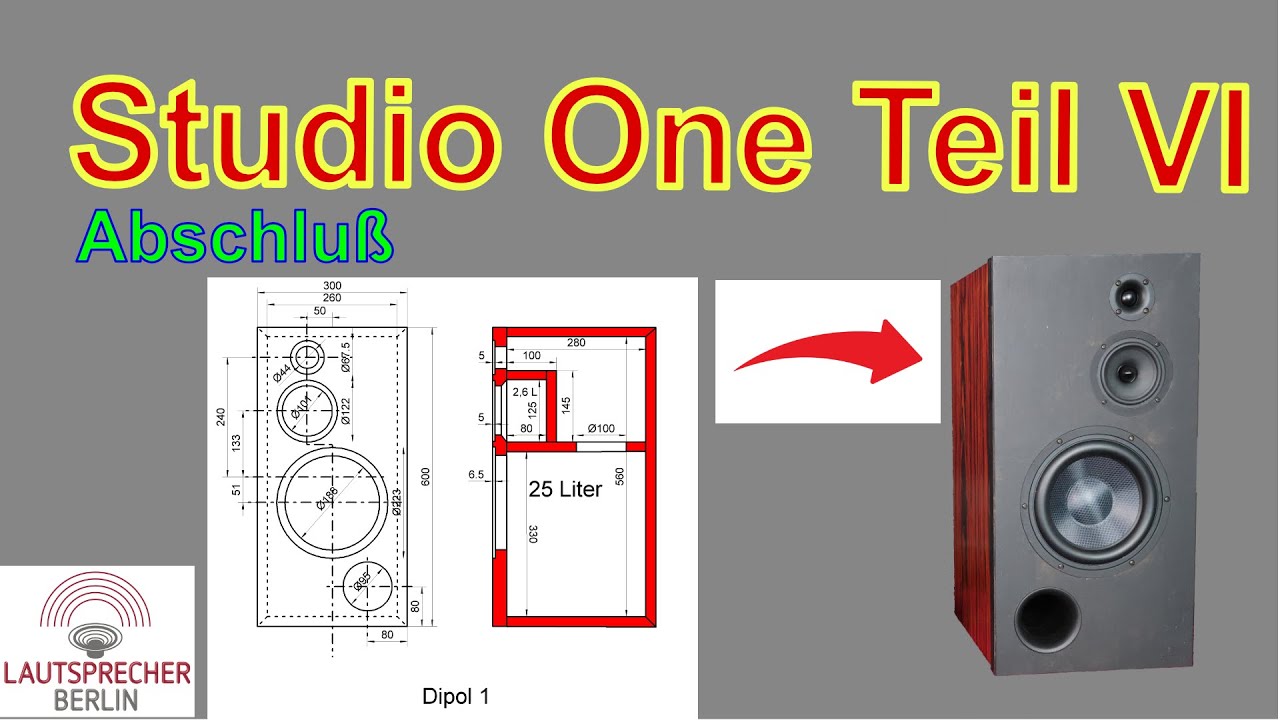 Bausatz Studio One, Teil 6, Abschluß