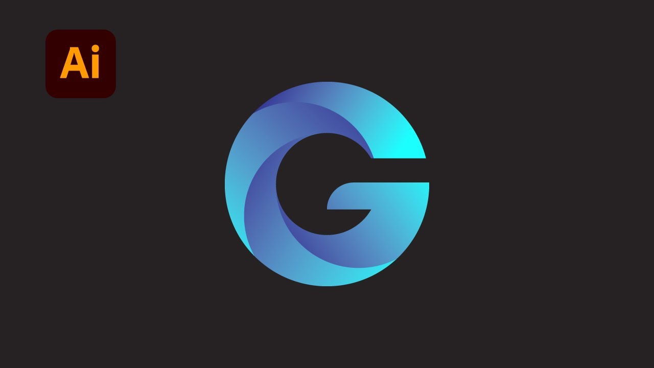 Cara membuat logo gradient di adobe illustrator | Part 2