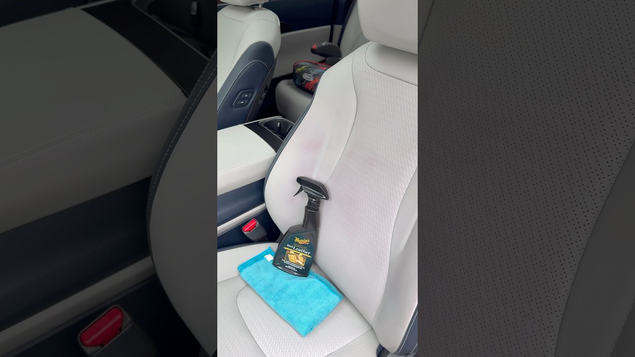 Leather Seat Care // 2025 Kia Carnival SX Prestige