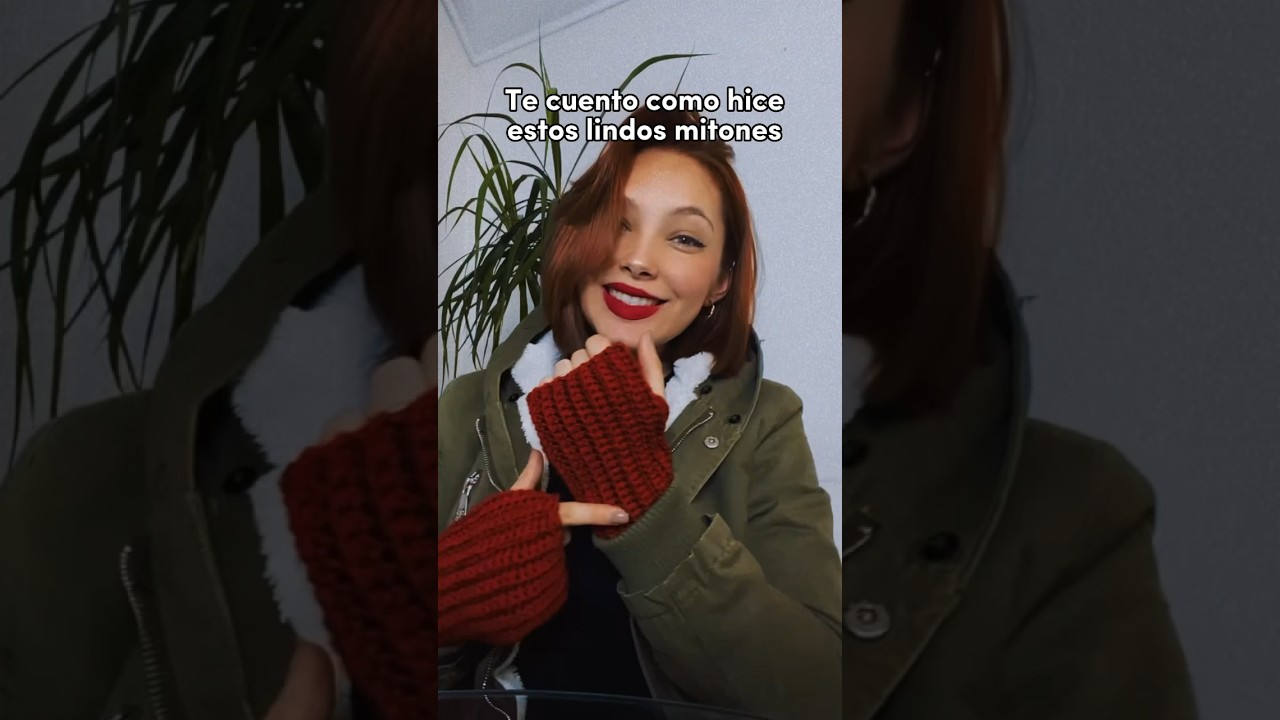 Lindos mitones para principiantes! 🧶🥰 #crochet #crocheting #ganchillo