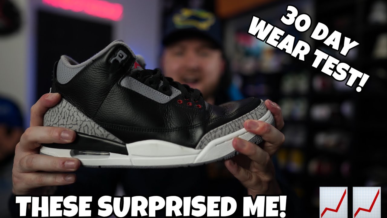 I WORE THE 2024 JORDAN 3 &ldquo;BLACK CEMENT&rdquo; FOR 30 DAYS STRAIGHT! YOU WILL BE SURPRISED HOW THESE DID!