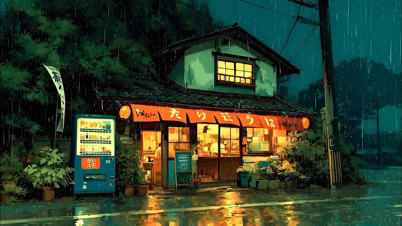 90’s Lofi Hip Hop Beats ☕️ Chill Rainy Music for Sleep & Study 🌧️ Lofi Rain Playlist