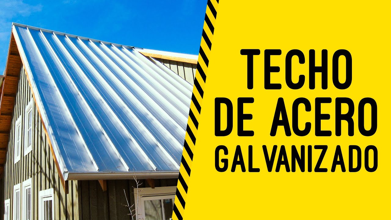 Construcción de techumbre con perfiles de acero galvanizado