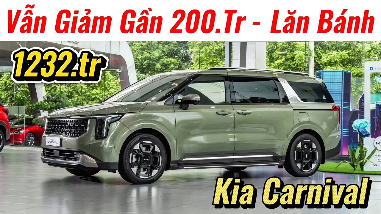 ✅Giá Khuyến Mại Kia Carnival Vẫn Ưu Đãi Gần 200Tr | Lăn Bánh Carnival Giữa Tháng | Giá Xe Việt