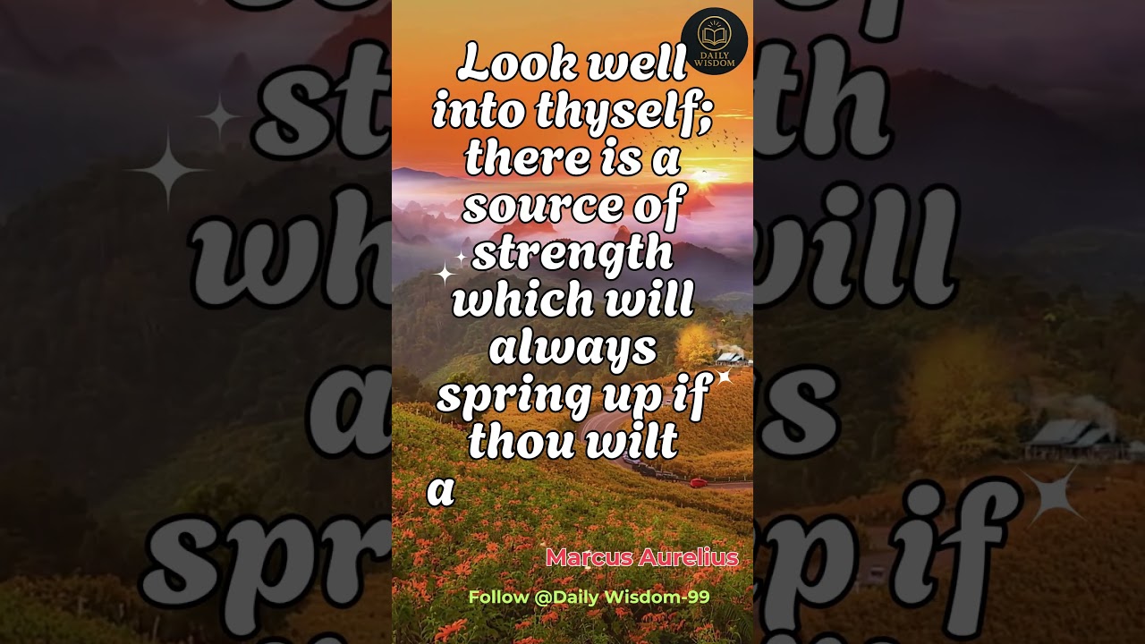 Peace Doesn&rsquo;t Come From Outside| Daily Wisdom