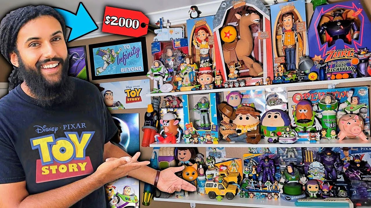 I BOUGHT THIS ENTIRE TOY STORY COLLECTION FOR 20$... YOU WON'T BELIEVE HOW MUCH IT WAS WORTH!!