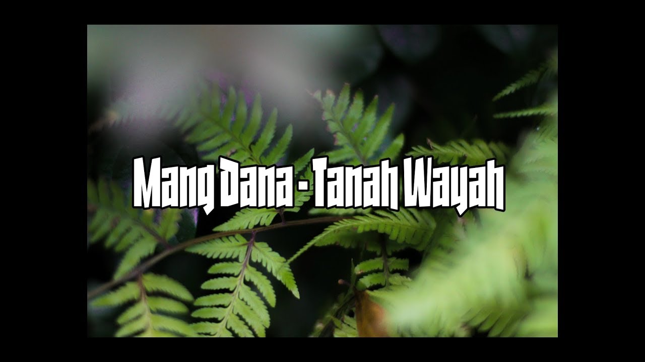 Lirik Lagu Mang Dana - Tanah Wayah