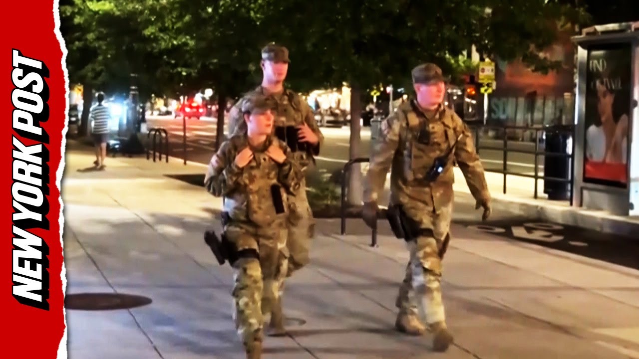 Armed National Guard Units Patrol DC Streets as Trump's Escalation of Deployment Increases